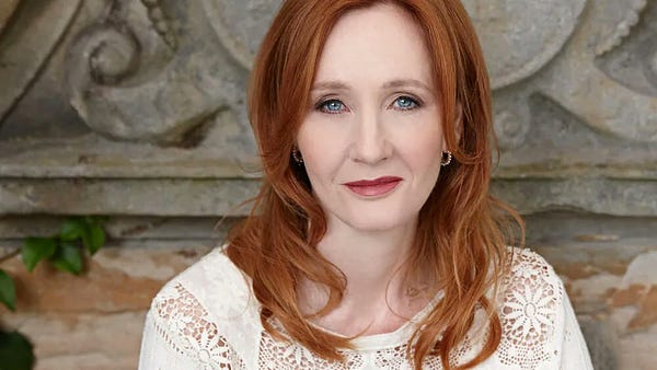Portrait of J K Rowling