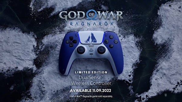 DualSense de God of War Ragnarok para PS5 chega ao Brasil por R