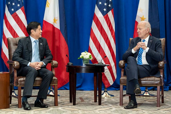 President Biden meets with President Marcos of the Philippines.