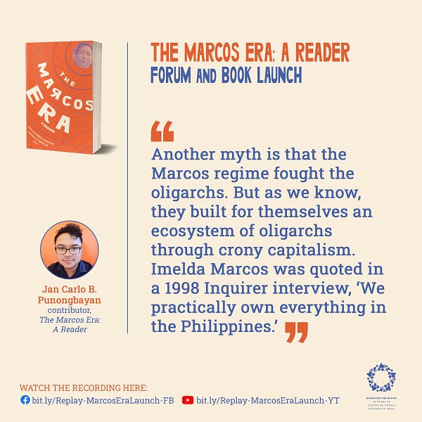 JC Punongbayan on the Marcosian golden age myths