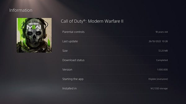 Call of Duty: Modern Warfare 2 will require a massive download if