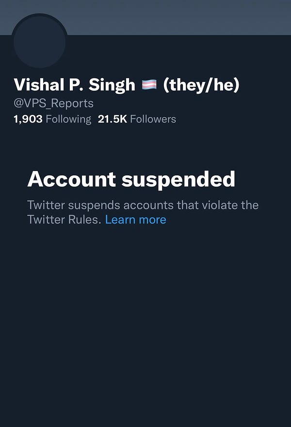@VPS_Reports account suspended 