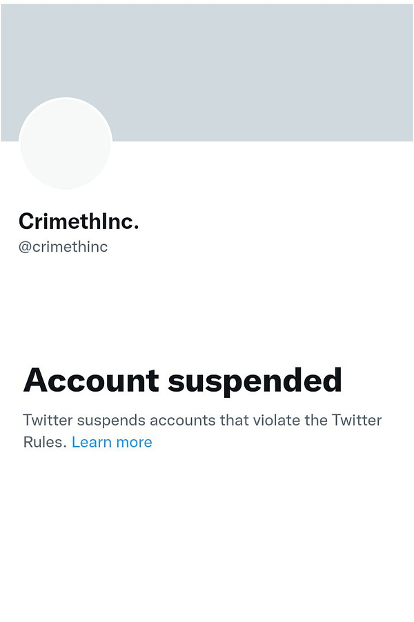 @crimethinc suspended 
