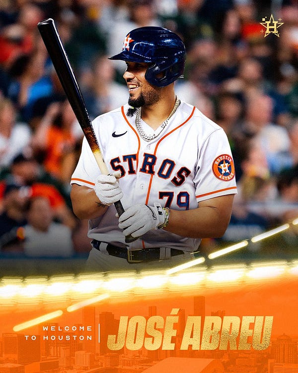 Are the Houston Astros Getting Ready to Bench Jose Abreu? - Fastball