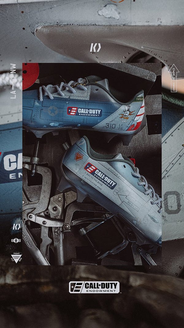 Cooper Kupp x My Cause My Cleats x Call of Duty Endowment 