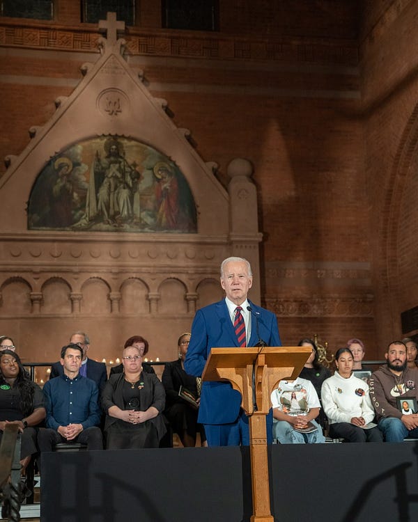 President Biden delivers remarks at the 10th Annual National Vigil for All Victims of Gun Violence.