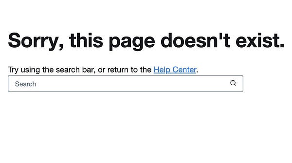 Sorry, this page doesn't exist. Try using the search bar, or return to the Help Center.