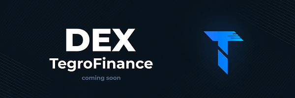 Today, we launched DEX on the TON blockchain. Welcome to the first version of DEX Tegro.Finance
