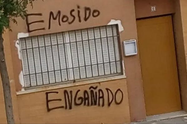 Pintada “Emosido Engañado”