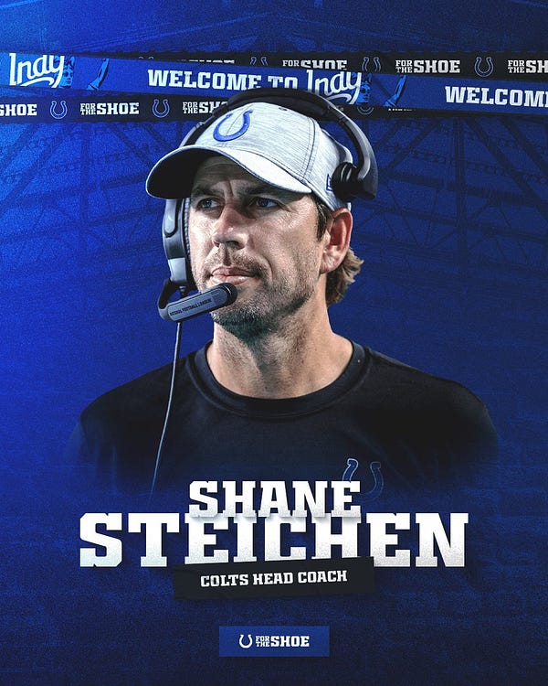 Colts announce Shane Steichen as the team's next Head Coach. 