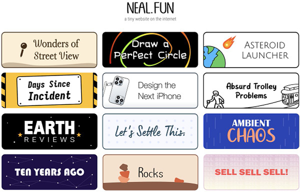 neal fun website