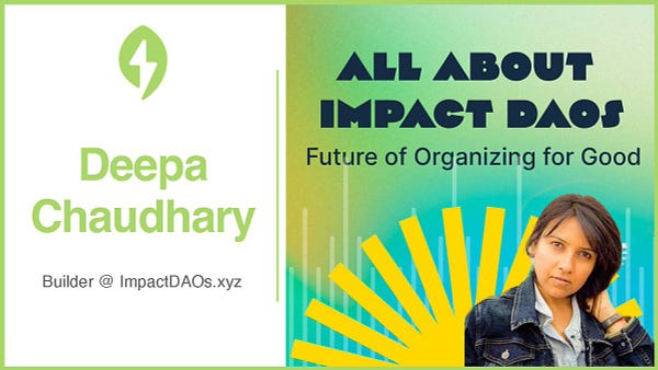 Deepa Chaudhary will be at the ReFi Summit in Seattle May 24-25th 2023. Join us!