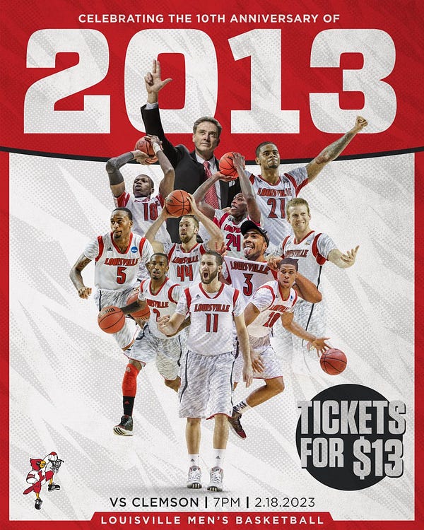 2017-18 UofL Men's Basketball Posters Available Friday