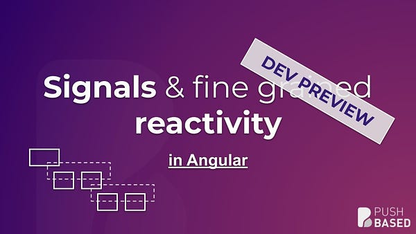 Michael Hladky, Slide deck cover Angular of signals reactivity & web performance
