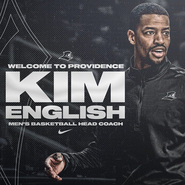 Welcome to Providence Kim English Men's Basketball Head Coach