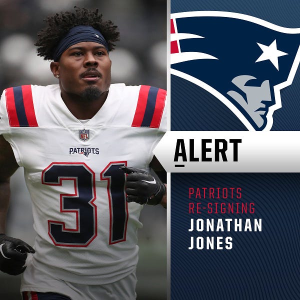 New England Patriots need to re-sign Jonathan Jones in NFL Free Agency