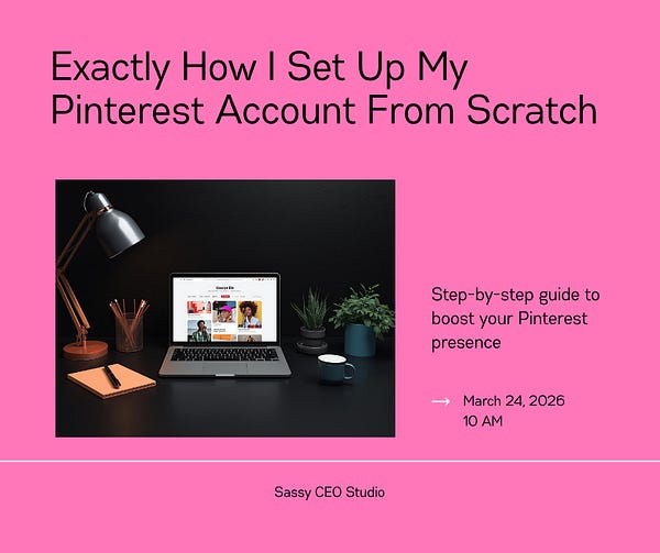 Pinterest setup walkthrough post