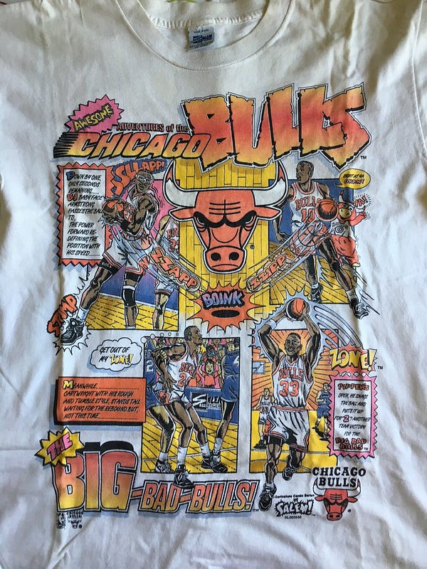 Chicago bulls cartoon online shirt