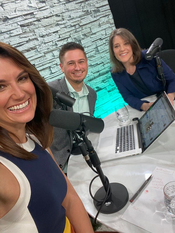 Episode 1 Marianne Williamson Krystal Kyle Friends