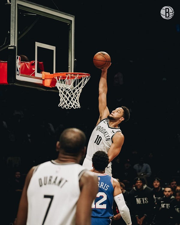 Ben shop simmons dunk