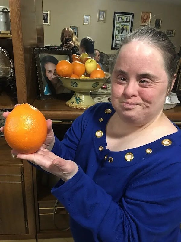Franca panettone down syndrome nov 3 1973 to april 6 2020 dehumanizing amp demeaning and reprehensible are the words for what they the hospital amp staff did to franca disabled franca we punish | news
