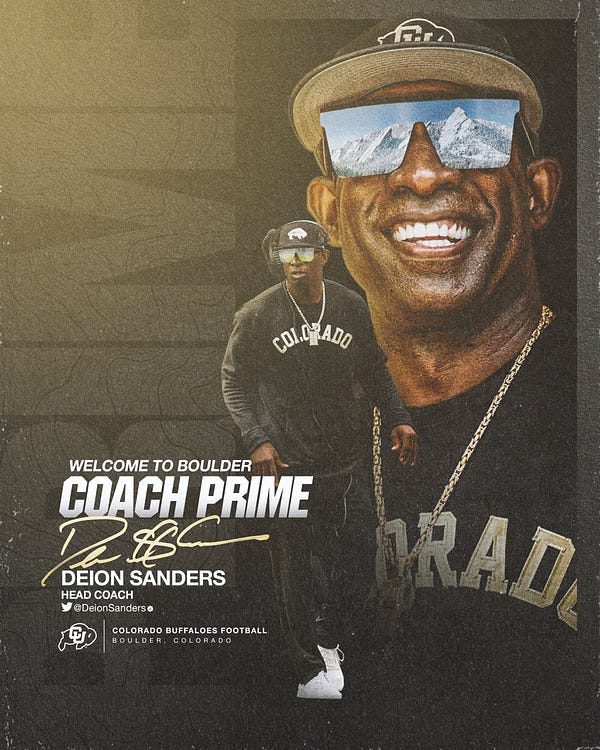 Deion Sanders the new head coach at Colorado