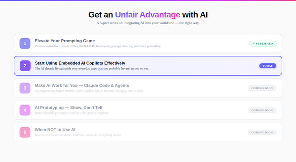 Get an unfair advantage with AI