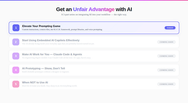 Get an unfair advantage with AI