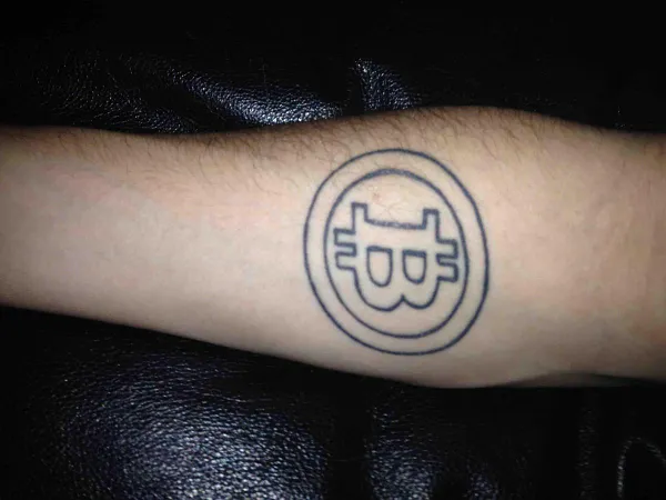 My new bitcoin tattoo — Steemit