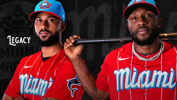 MLB on X: The @Marlins debuted their City Connect unis tonight