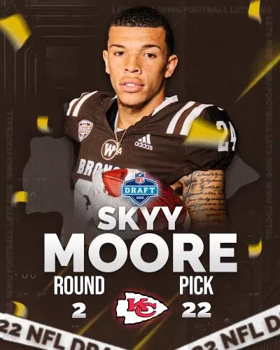 2022 NFL draft: Chiefs select Skyy Moore at pick No. 54