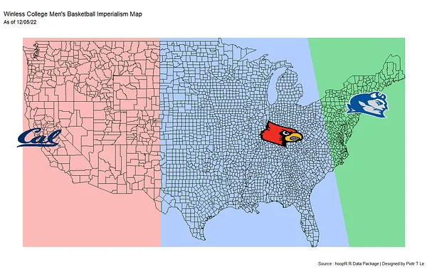 College Football Imperialism Map: Week 1  College football map, College  football games, College football