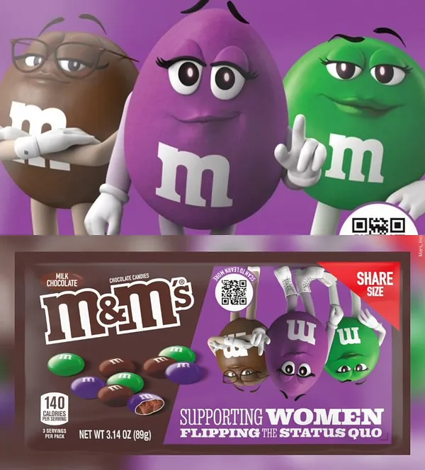 Wokeness has marginalized the female M&M characters as candy gets
