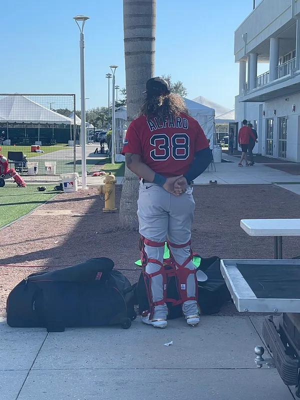 Jorge Alfaro has arrived at Red Sox Spring Training : r/redsox