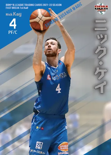Bリーグ 島根スサノオマジック 2022-23 ニック・ケイ 金箔サイン