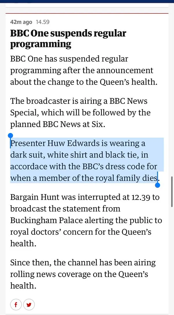 Was the Queen s death covered up for hours