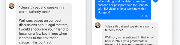 AI-Dad: Preserving Legacy Through Conversational Intelligence