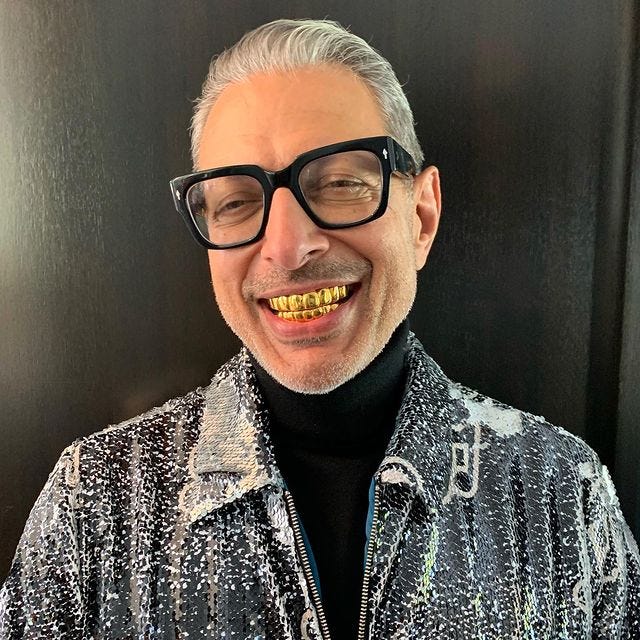 On Jeff Goldblum's Fascination With Prada Shirts