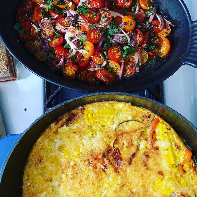 Cast Iron Frittata - Fresh Off The Grid