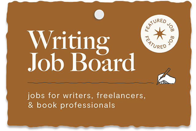 ✍️ Early Access: Featured Job: Freelance Line Editor for Book Project