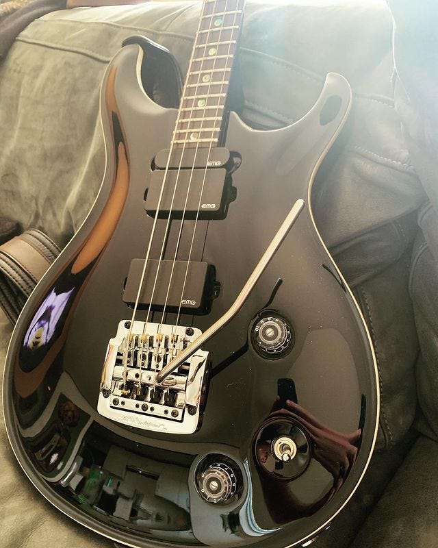 Wes borland 4 string guitar sales