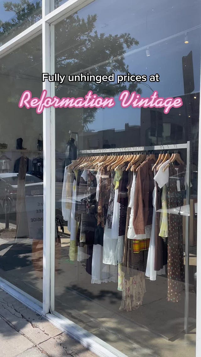 Reformation vintage store on sale