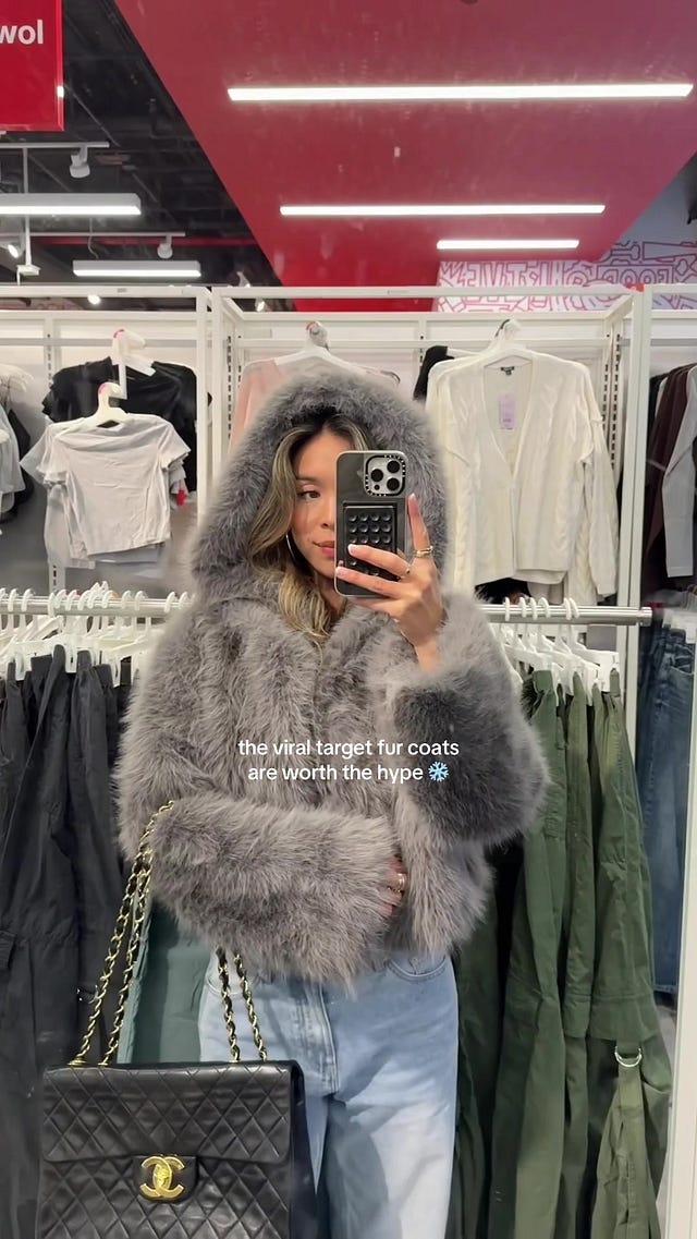 Target fur vest on sale