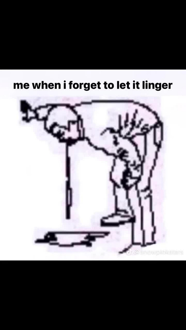 What is the 'let it linger' meme about? by Callum Booth