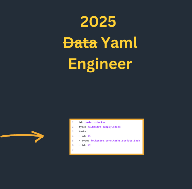 From Data Engineer to YAML Engineer