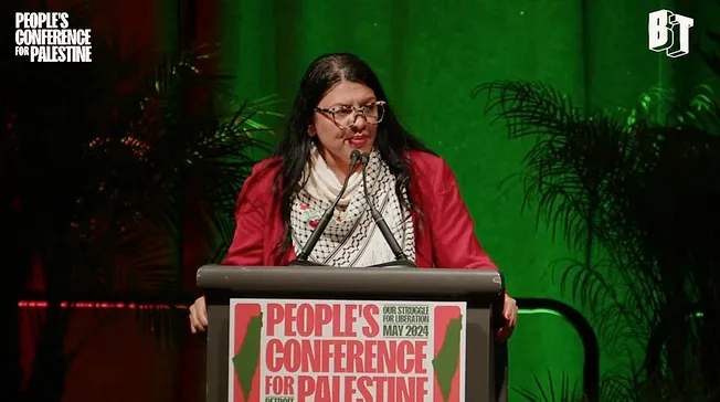 Rashida Tlaib Speaks at Detroit Conference Tied to Terrorist Group