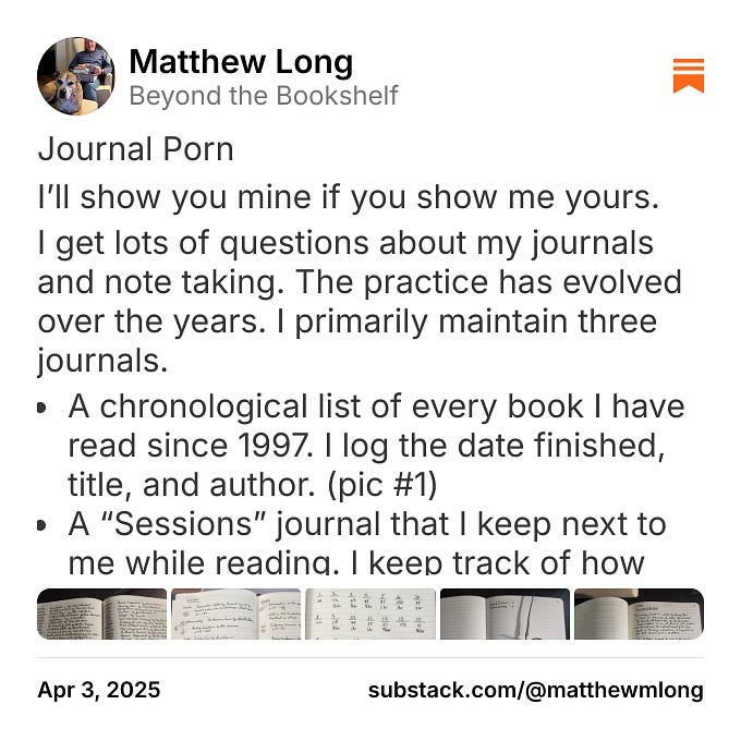 Thumbnail of Matthew Long on Substack