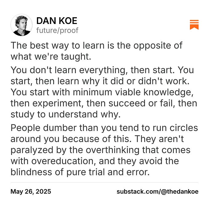 Thumbnail of DAN KOE on Substack