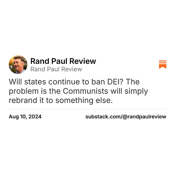 Rand Paul Review on Substack