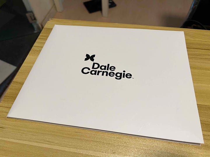 Dale Carnegie gives out nice looking cert when you complete any of their courses